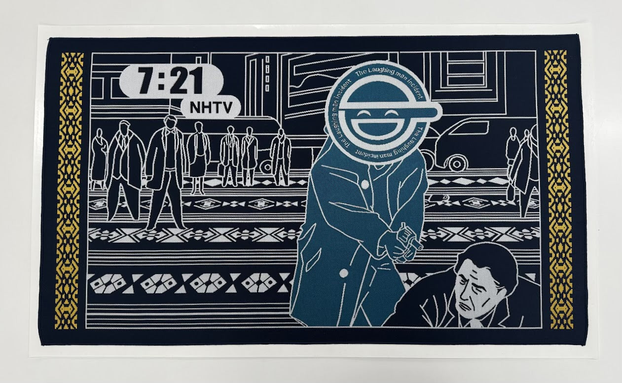 【500点限定】攻殻機動隊×博多織　笑い男ver.