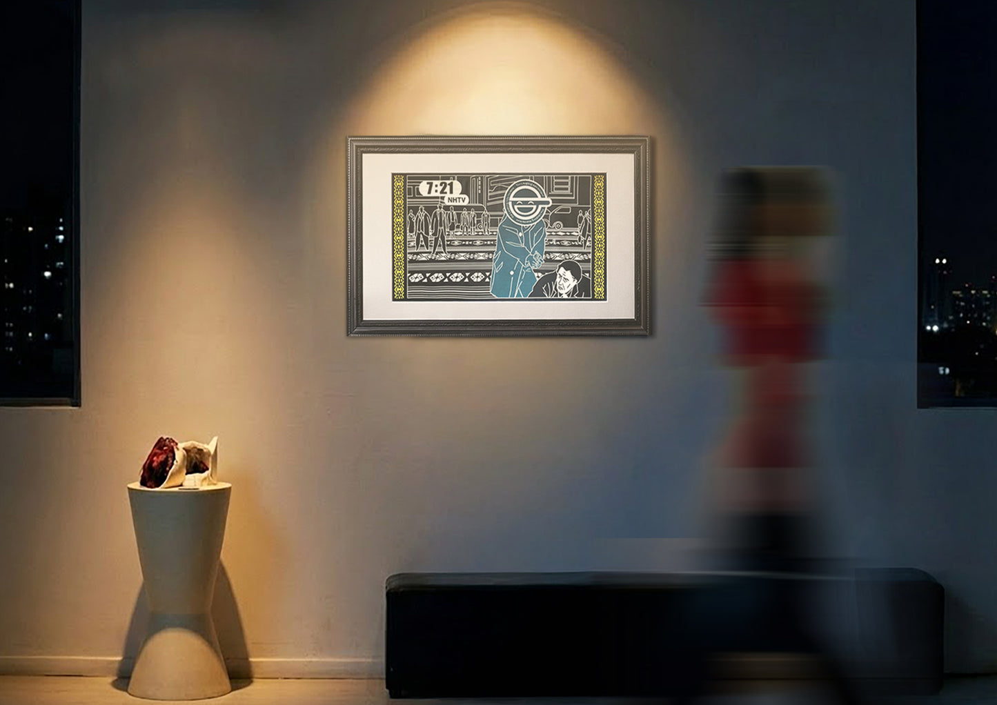 【500点限定】攻殻機動隊×博多織　笑い男ver.